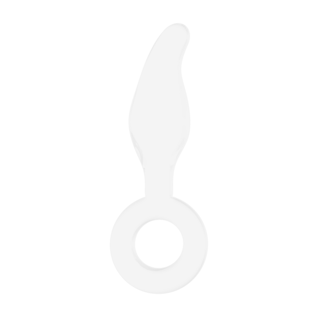 Gripper Glasdildo 17 cm mit Ring – Einzigartiges Temperaturvergnügen