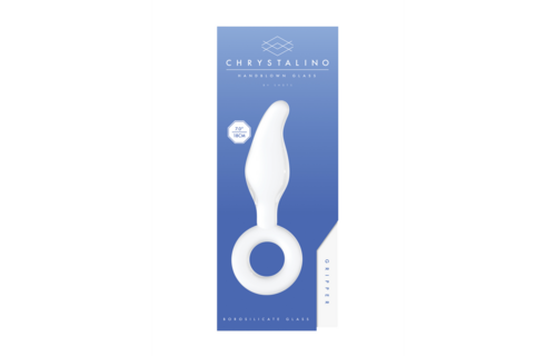 Gripper - Glass Dildo with Ring