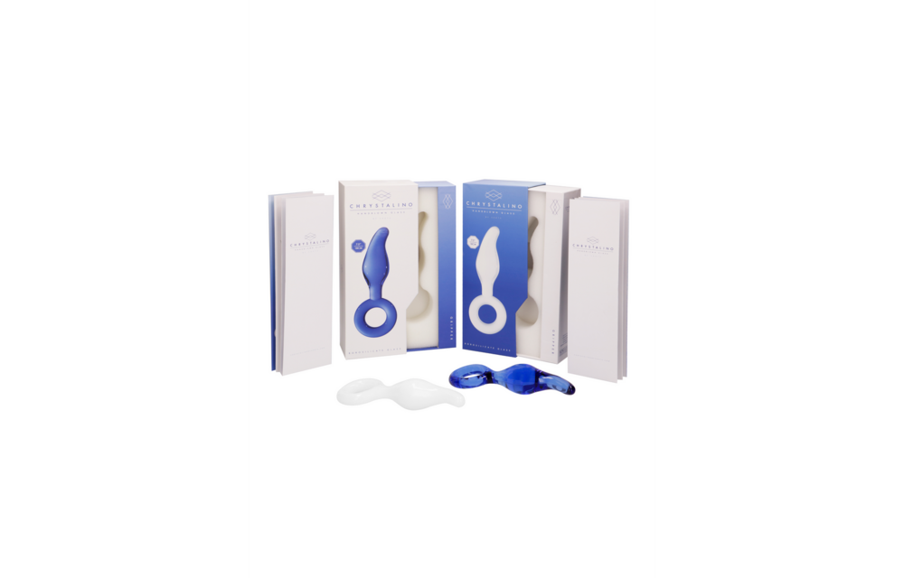 Gripper Glass Dildo 17 cm with Ring – Unique Temperature Pleasure