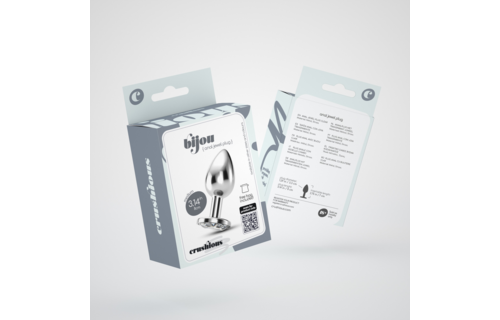 Bijou Anale Sieraad Plug 6 cm Transparant | Elegant & Luxe