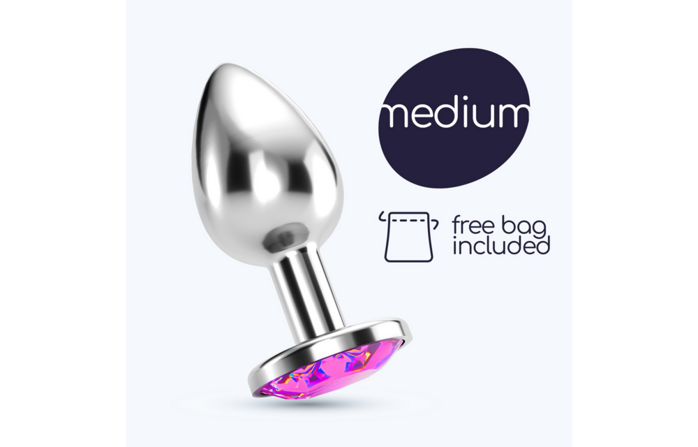 Bijou Anale Plug Medium 6 cm Roze – Luxe & Sensueel