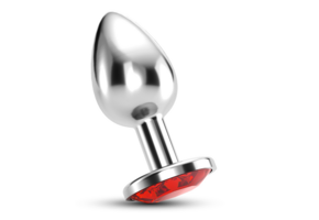 Bijou Anal-Schmuckplug Medium Rot 6 cm – Elegant & Sinnlich