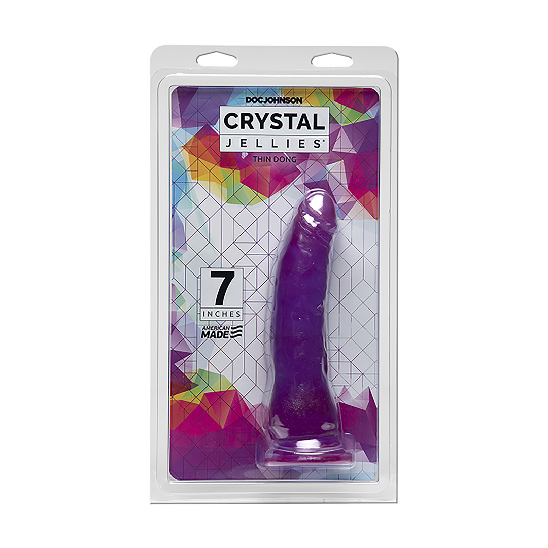Thin Dong Thin Dildo 18.8 cm – Slim & Crystal Clear Pleasure