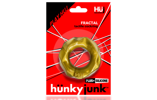 Fractal - Tactiele Cockring - Brons