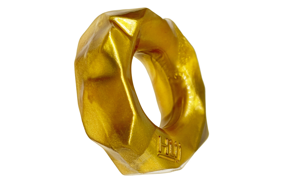 Fractal - Tactiele Cockring - Brons