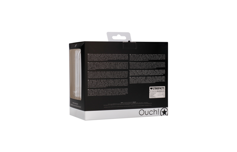 Austauschbares Buttplug-Set Medium 9 cm – Komfort & Vergnügen