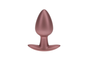 Soft Silicone Anal Plug 3.4 cm Medium Rose Gold | Ouch!