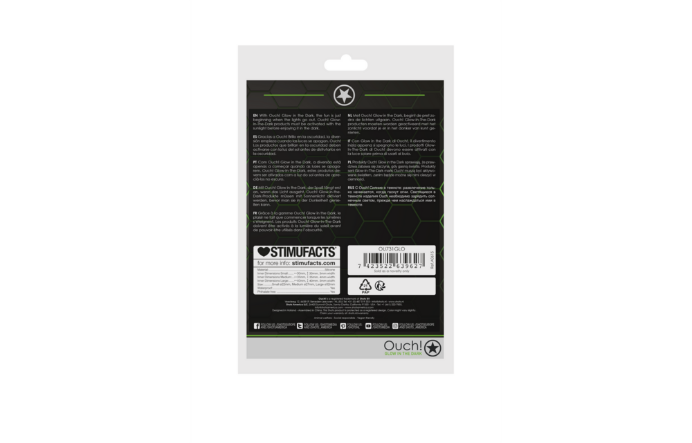 Cockring Set - Glow in the Dark - 3 Stuks