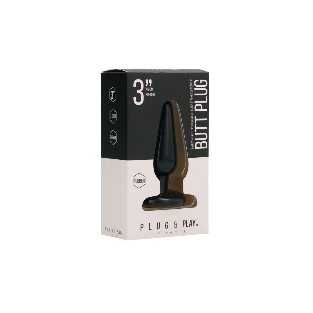 Basic Butt Plug 7,5 cm – Bequem, sicher & Saugnapf