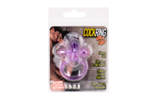 Ultra Soft Vibrating Jelly Rabbit Cockring