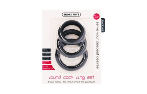 Rundes Cockring-Set | Steigern Sie Ihr Vergnügen und Ihre Erektionen