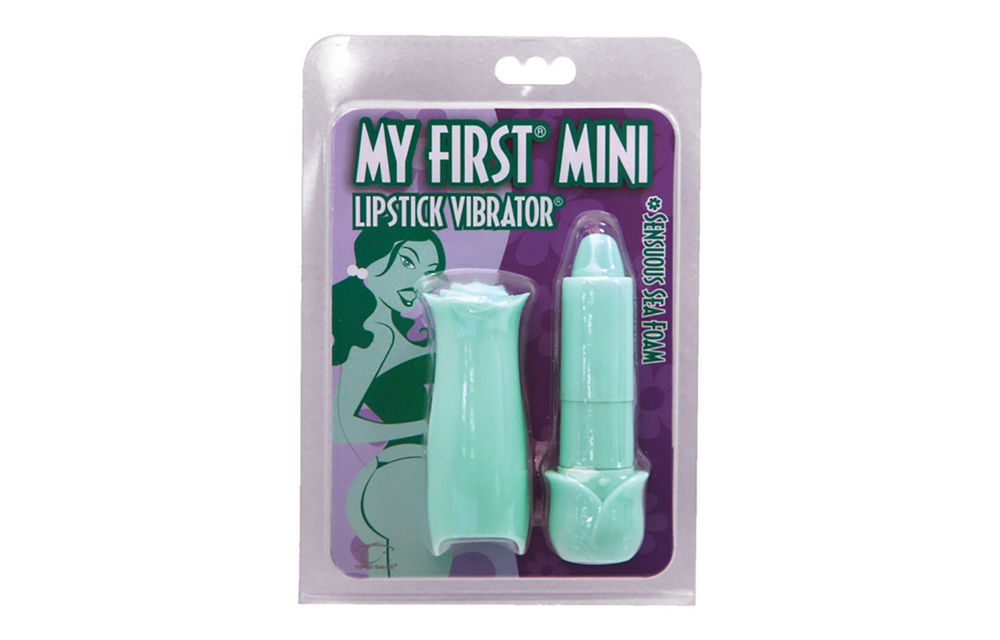 My First Lipstick - Krachtige, discrete bullet vibrator groen