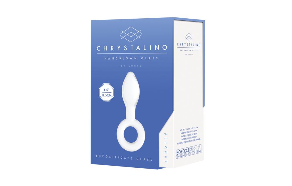 Plugger Glazen Dildo 11,7 cm – Veilig & Uniek Anaal Genot