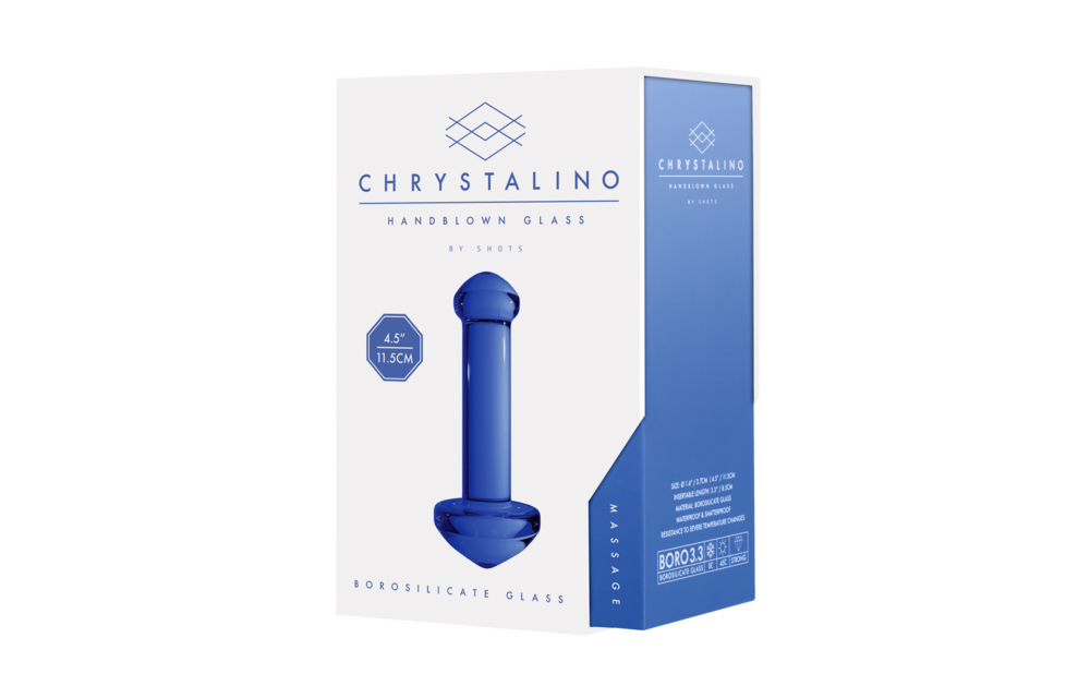 Massage Glass Massager 11.6 cm – Precision & Temperature Pleasure