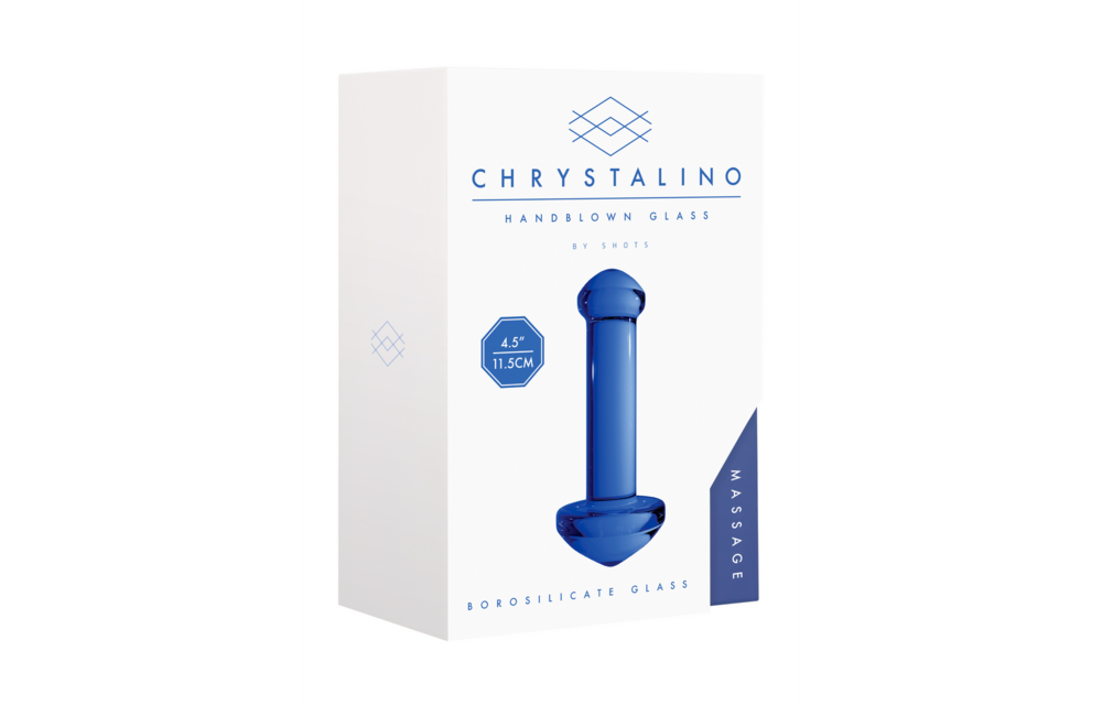 Massage Glass Massager 11.6 cm – Precision & Temperature Pleasure