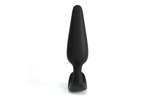 Tic - Siliconen Anale Plug - Klein - Zwart