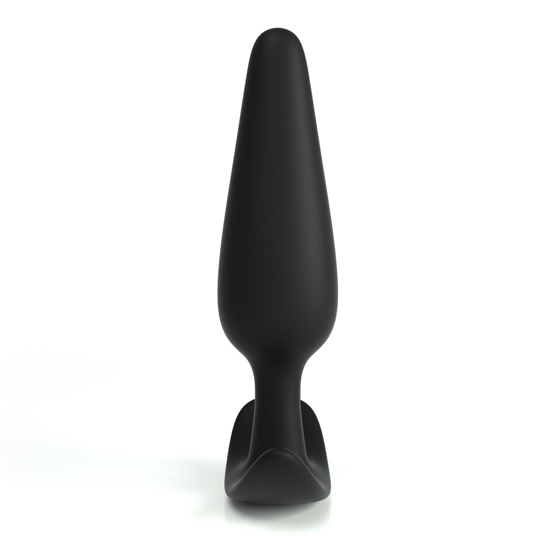 Tic - Silicone Anal Plug - Small - Black