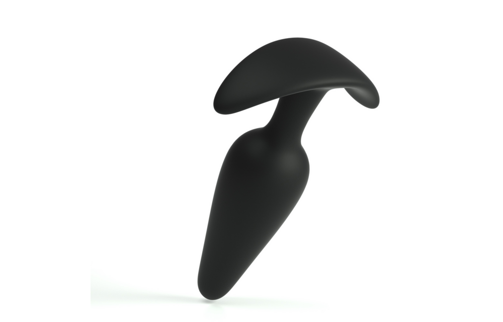 Tic - Siliconen Anale Plug - Klein - Zwart