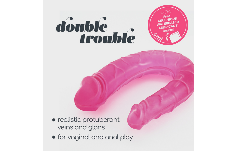 Double Trouble - Double Dildo - 10,6 / 27 cm - Pink
