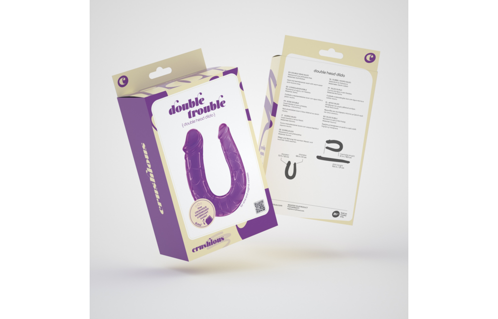 Double Trouble Doppeldildo 27 cm Lila – Ultimatives Vergnügen