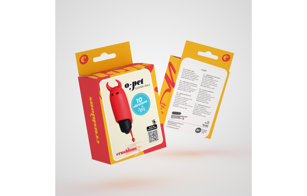 O-Pet Devil Red - Compact Vibrating Bullet Sex Toy