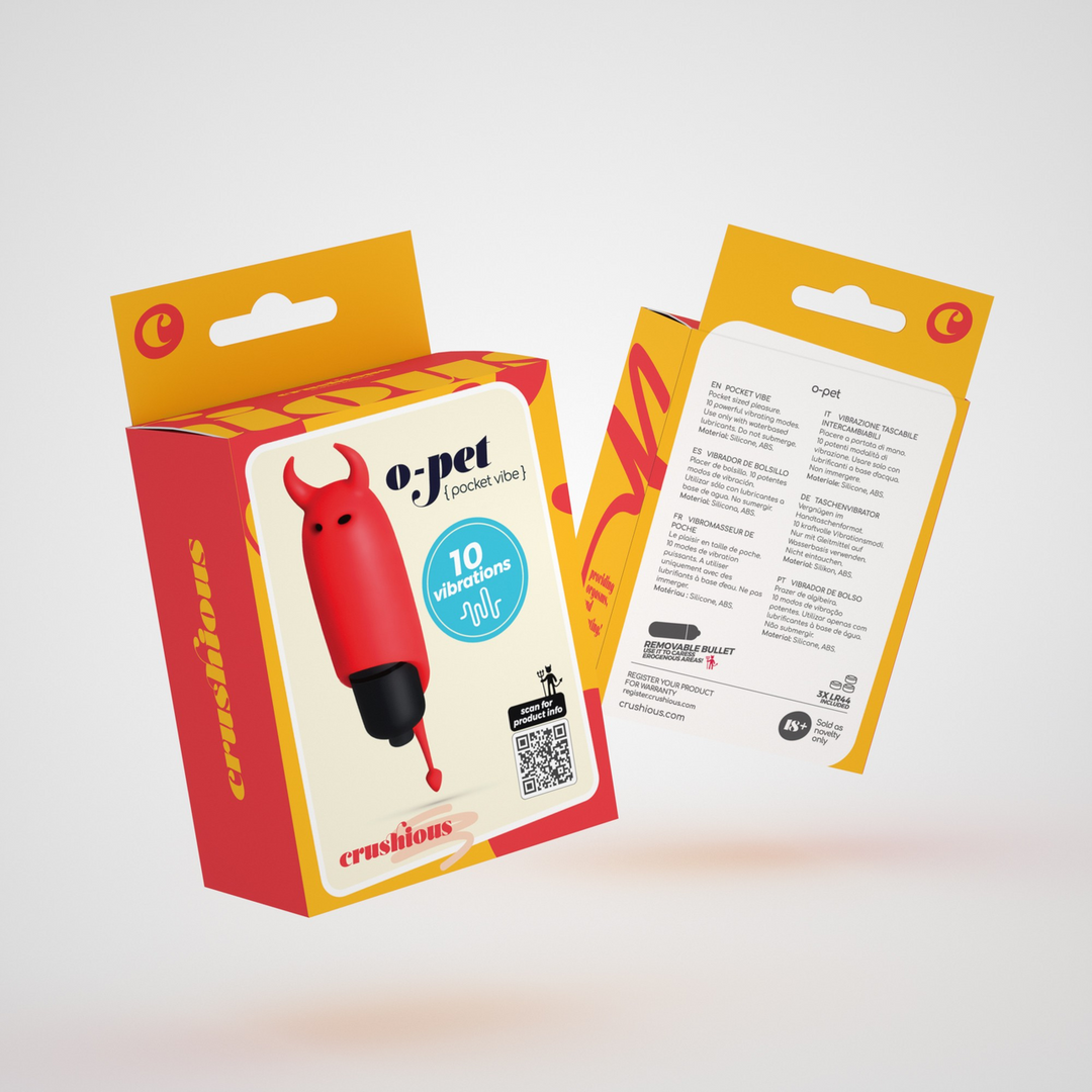 O-Pet Devil - Vibrerende Bullet - Rood
