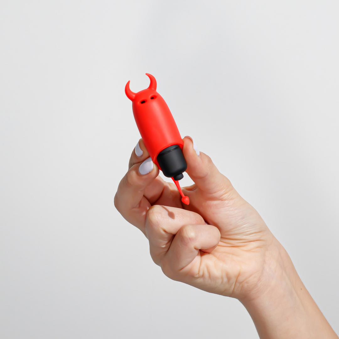 O-Pet Devil Red - Compact Vibrating Bullet Sex Toy