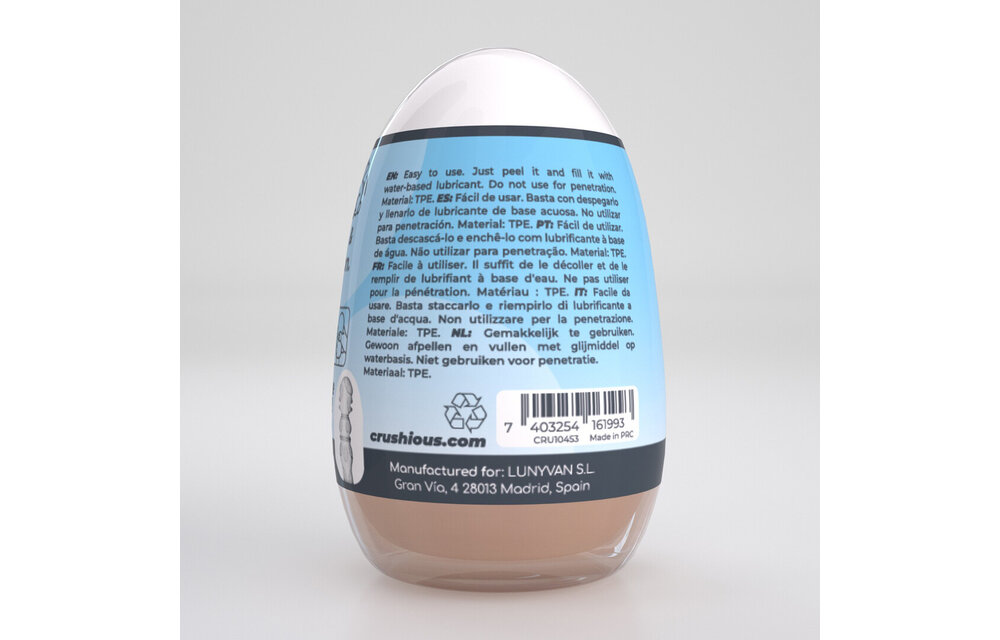 Ezy Egg Masturbator Egg Blue - Intense Pleasure & Adventure