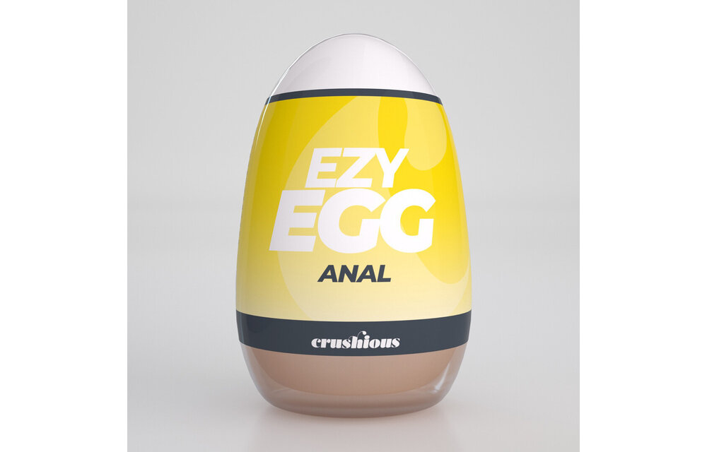Ezy Egg - Masturbator Egg - Anal - Yellow