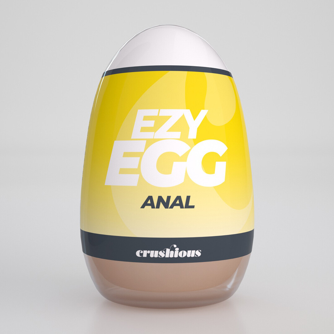 Ezy Egg - Masturbator Ei - Anaal - Geel