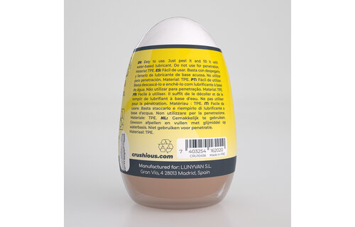 Ezy Egg - Masturbator-Ei - Anal - Gelb