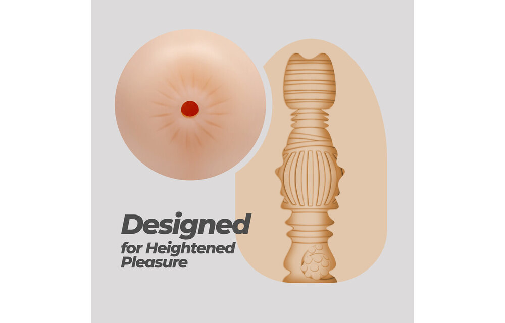 Ezy Egg - Masturbator Egg - Anal - Yellow