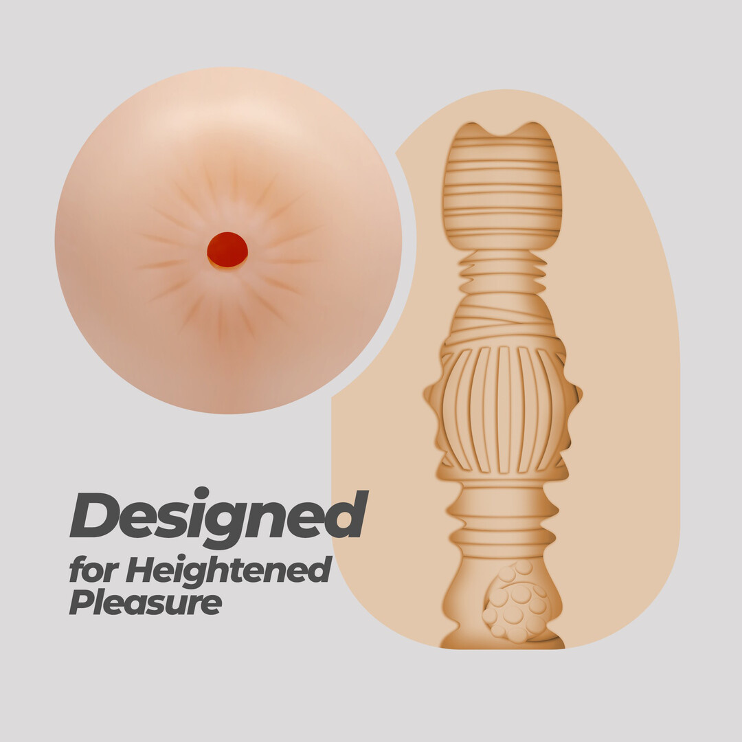 Ezy Egg - Masturbator-Ei - Anal - Gelb