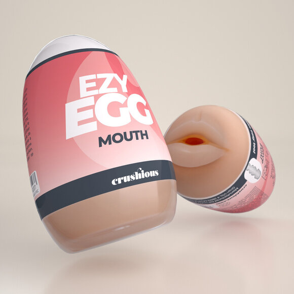 Ezy Egg Masturbator Egg Red - Unique Solo Pleasure