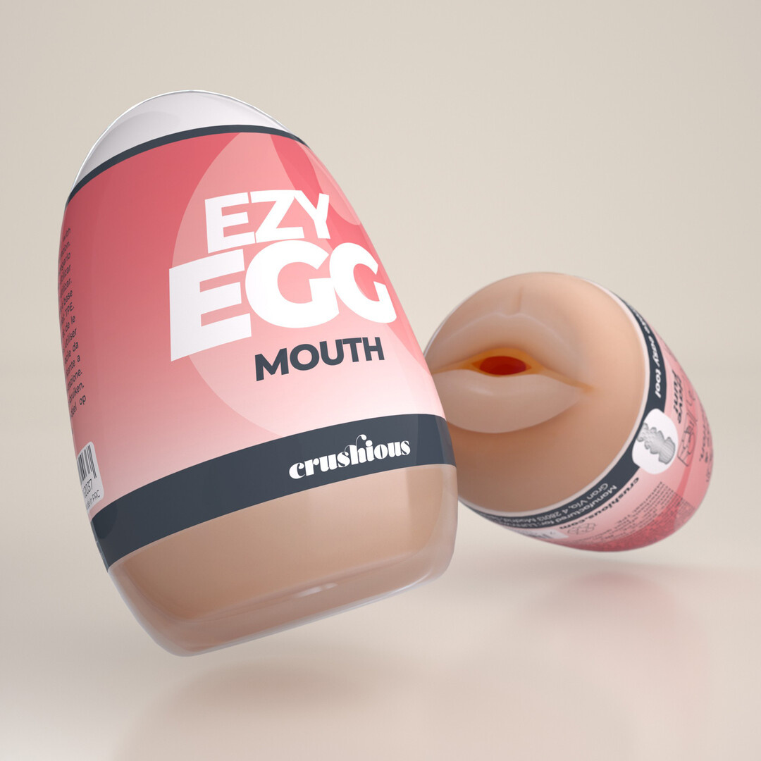 Ezy Egg Masturbator Ei Rood - Uniek Solo Plezier