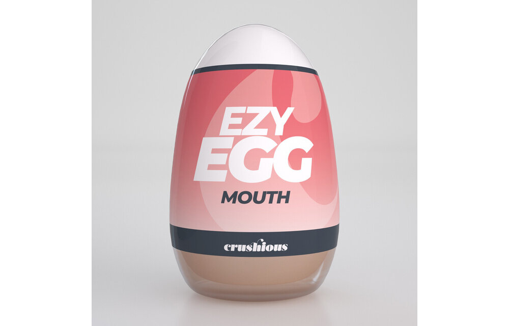 Ezy Egg Masturbator Egg Red - Unique Solo Pleasure