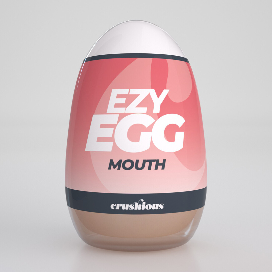 Ezy Egg Masturbator Ei Rood - Uniek Solo Plezier