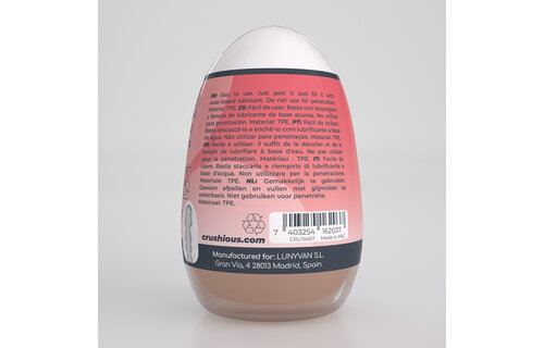 Ezy Egg Masturbator Ei Rood - Uniek Solo Plezier