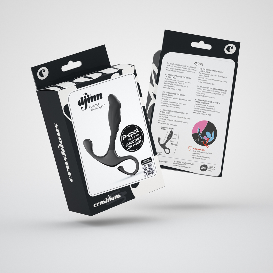 Djinn Silicone Prostate Massager Black – Ultimate Pleasure