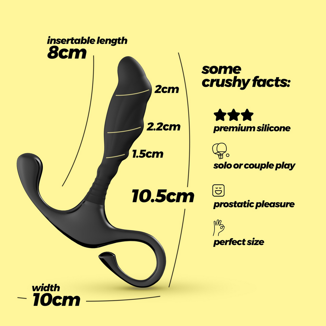 Djinn Silicone Prostate Massager Black – Ultimate Pleasure