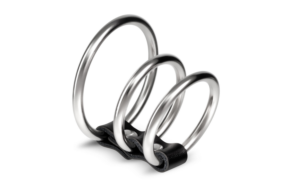 Saruman Metal Cock Ring Set Silver – Power & Sensation