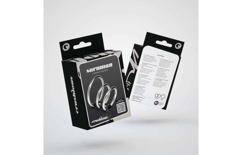 Saruman - Metal Cockring Set - Silver