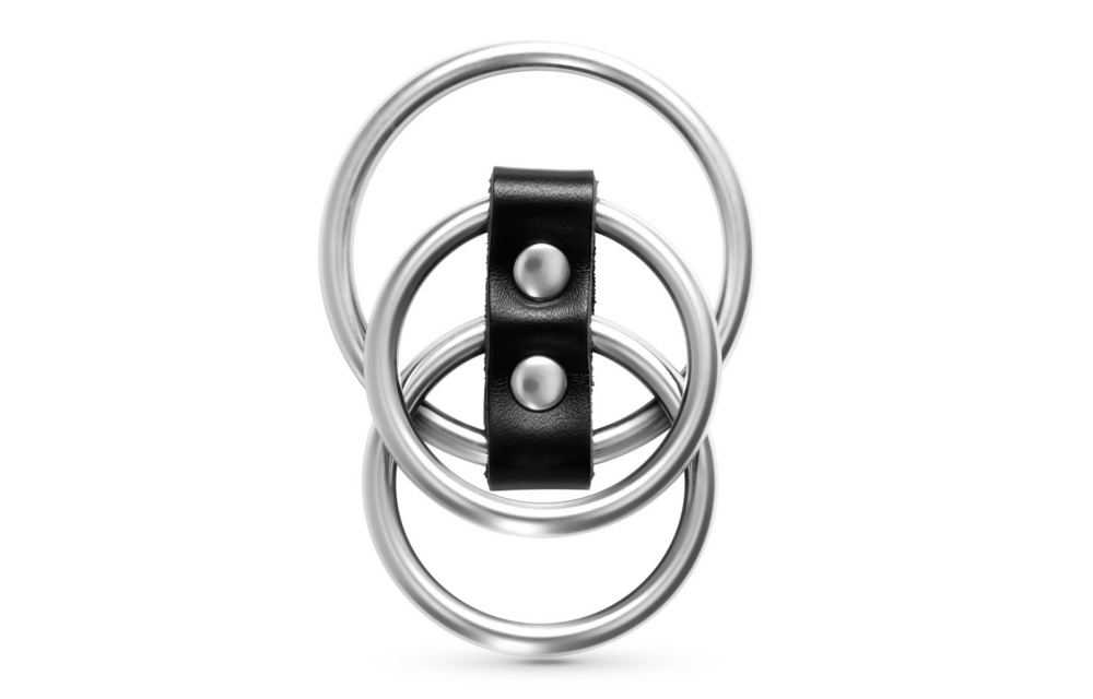 Saruman Metal Cock Ring Set Silver – Power & Sensation