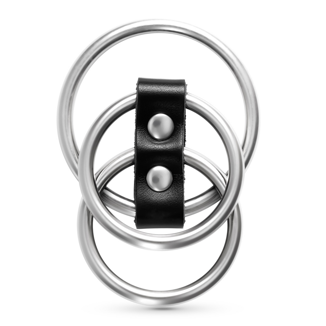 Saruman Metal Cock Ring Set Silver – Power & Sensation