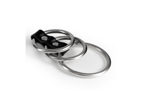 Saruman - Metalen Cockring Set - Zilver