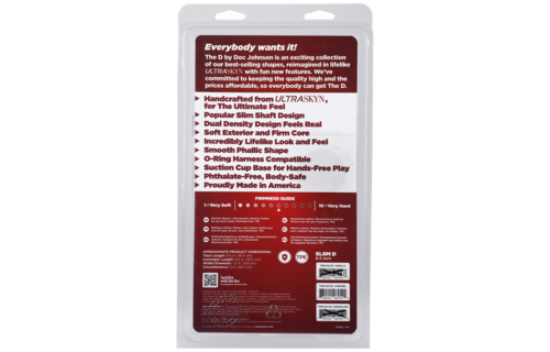 Slim D - Realistic ULTRASKYN Dildo - 6 / 15 cm