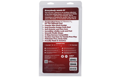 Slim D - Realistic ULTRASKYN Dildo - 6 / 15 cm