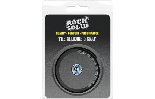 Silicone 5 Snap Cock Ring – Comfort & Safety | Doc Johnson
