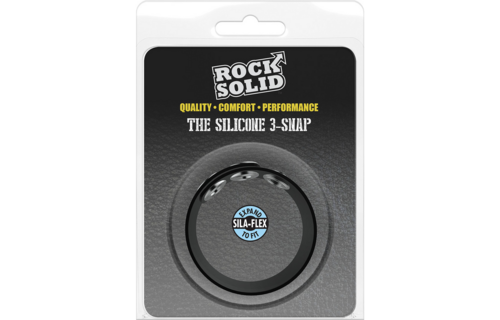 Silicone 3 Snap Cock Ring – Comfortable & Safe to Wear