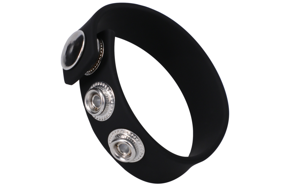 Siliconen 3 Snap Cockring – Comfortabel & Veilig Draagbaar